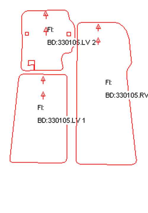 Automatten Jaguar XJ (serie 1) (1968-1973)