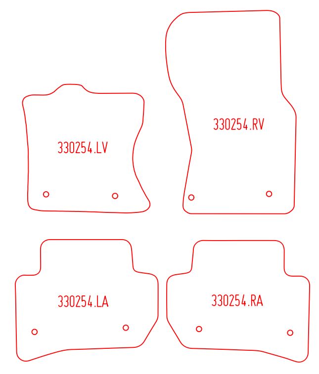 Automatten Jaguar F-Pace (2015-Heden)