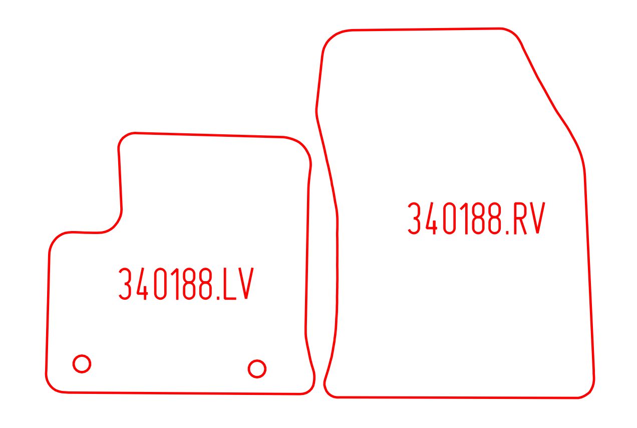 Automatten Fiat 600 (2023-Heden)