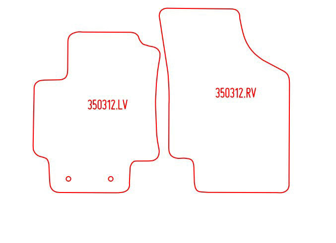Automatten Kia Rio (2005-2011)