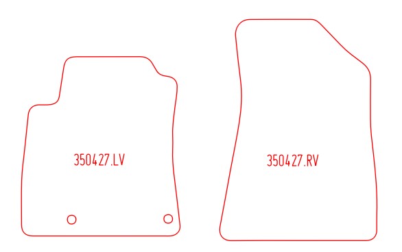 Automatten Kia Niro PHEV (Plug in Hybrid) (2022-Heden)