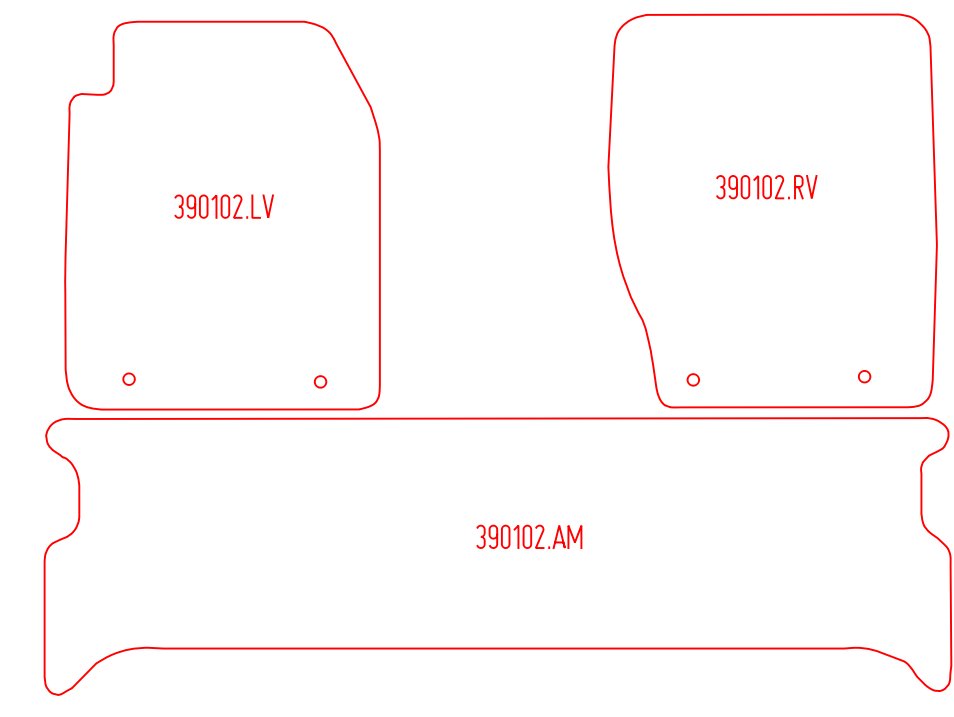 Automatten Land Rover Discovery I / Discovery II (1999-1998)