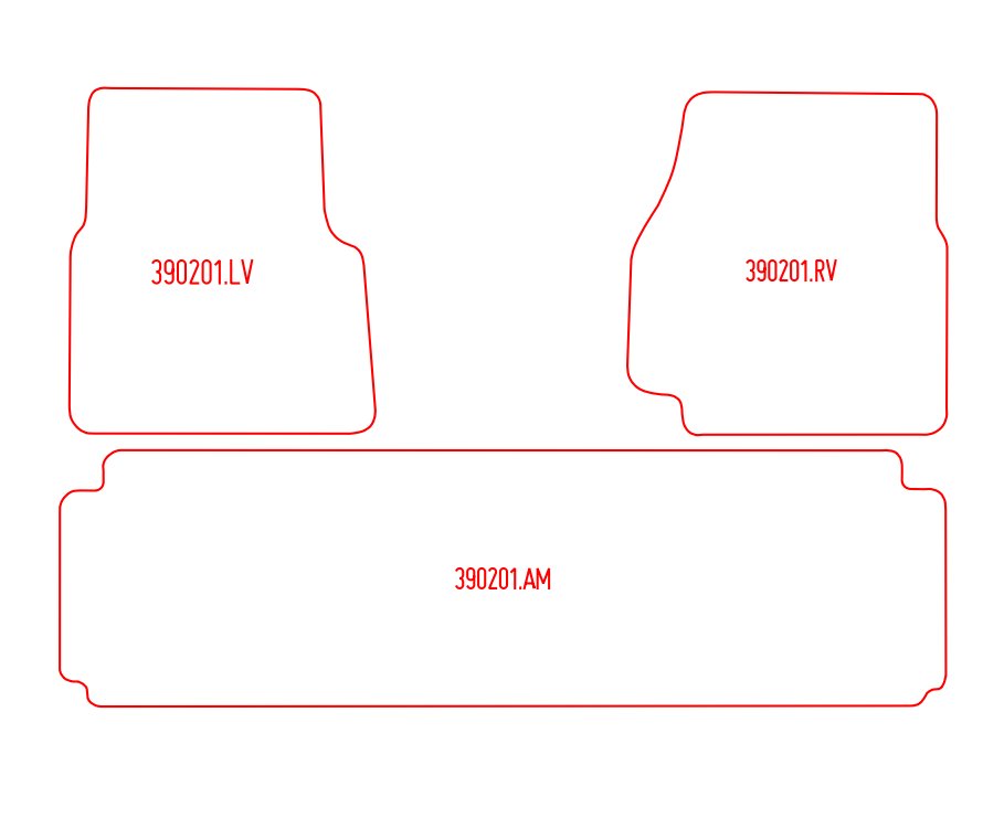 Automatten Land Rover Defender 110 / Defender 90 (2007-2020)
