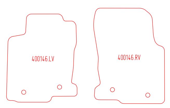 Automatten Lexus NX (2014-2021)