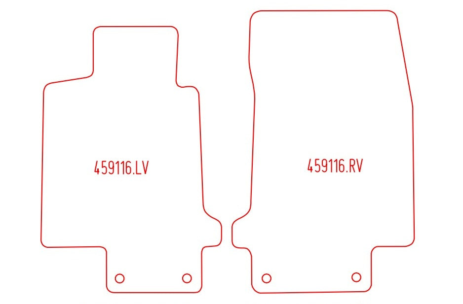 Automatten Maserati GranCabrio (2010-Heden)