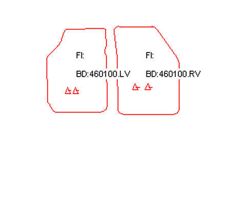 Automatten Mazda 121 (1991-1996)
