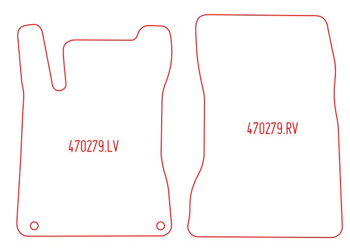 Automatten Mercedes CLA (C118) sedan / CLA shootingbreak (X118) stationwagon (2019-2025)