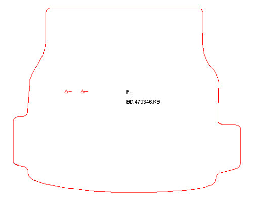Kofferbakmat Mercedes C-klasse W203 Combi (2001-2007)