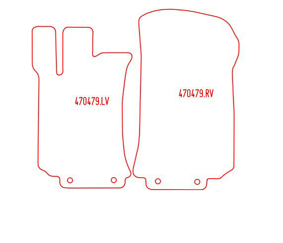 Automatten Mercedes R-klasse W251 (LWB) (2006-2013)