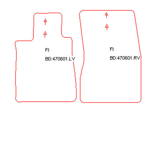 Automatten Maybach 62 (2002-2013)