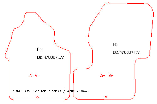 Automatten Mercedes Sprinter (2006-2018)