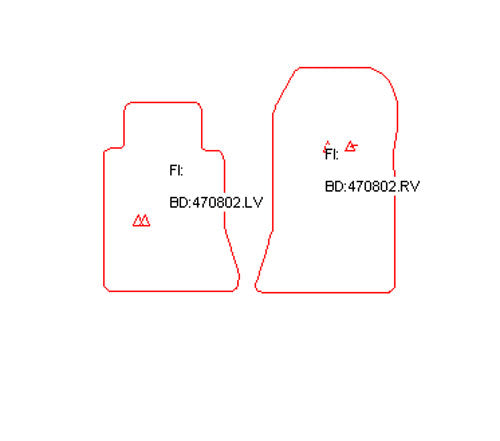 Automatten Mercedes E-klasse W124 coupe / E-klasse W124 cabriolet (1993-1995)