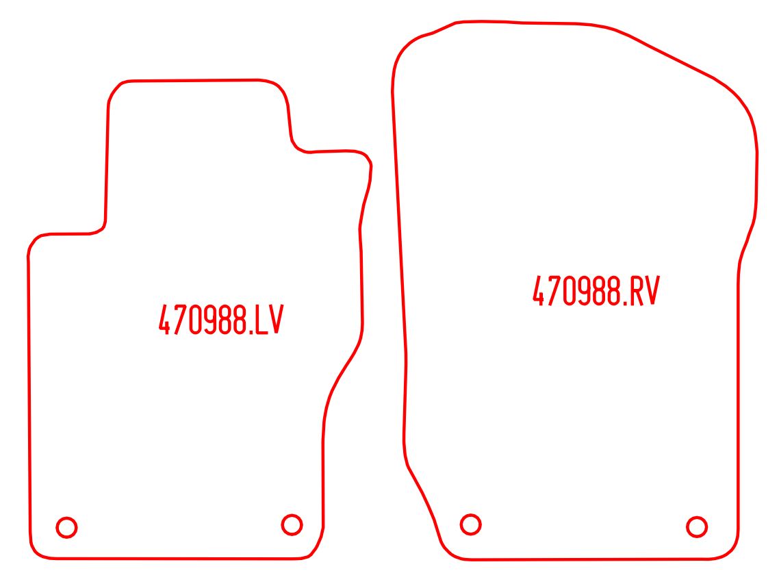Automatten Mercedes GL-klasse (X164) (2006-2013)