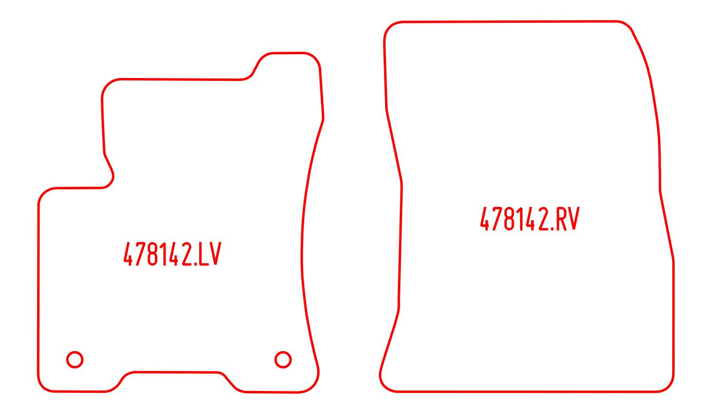 Automatten Mercedes EQA (2021-Heden)