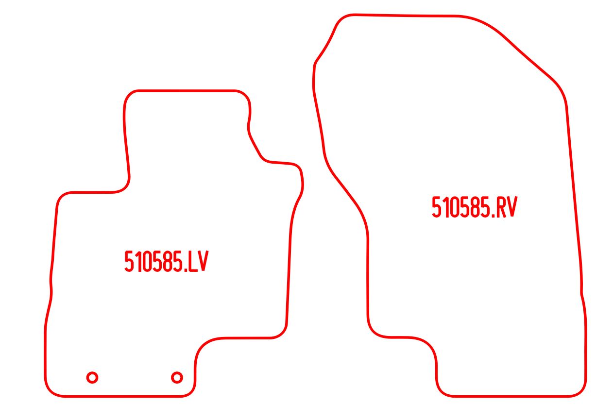 Automatten Mitsubishi Eclipse Cross (2017-Heden)