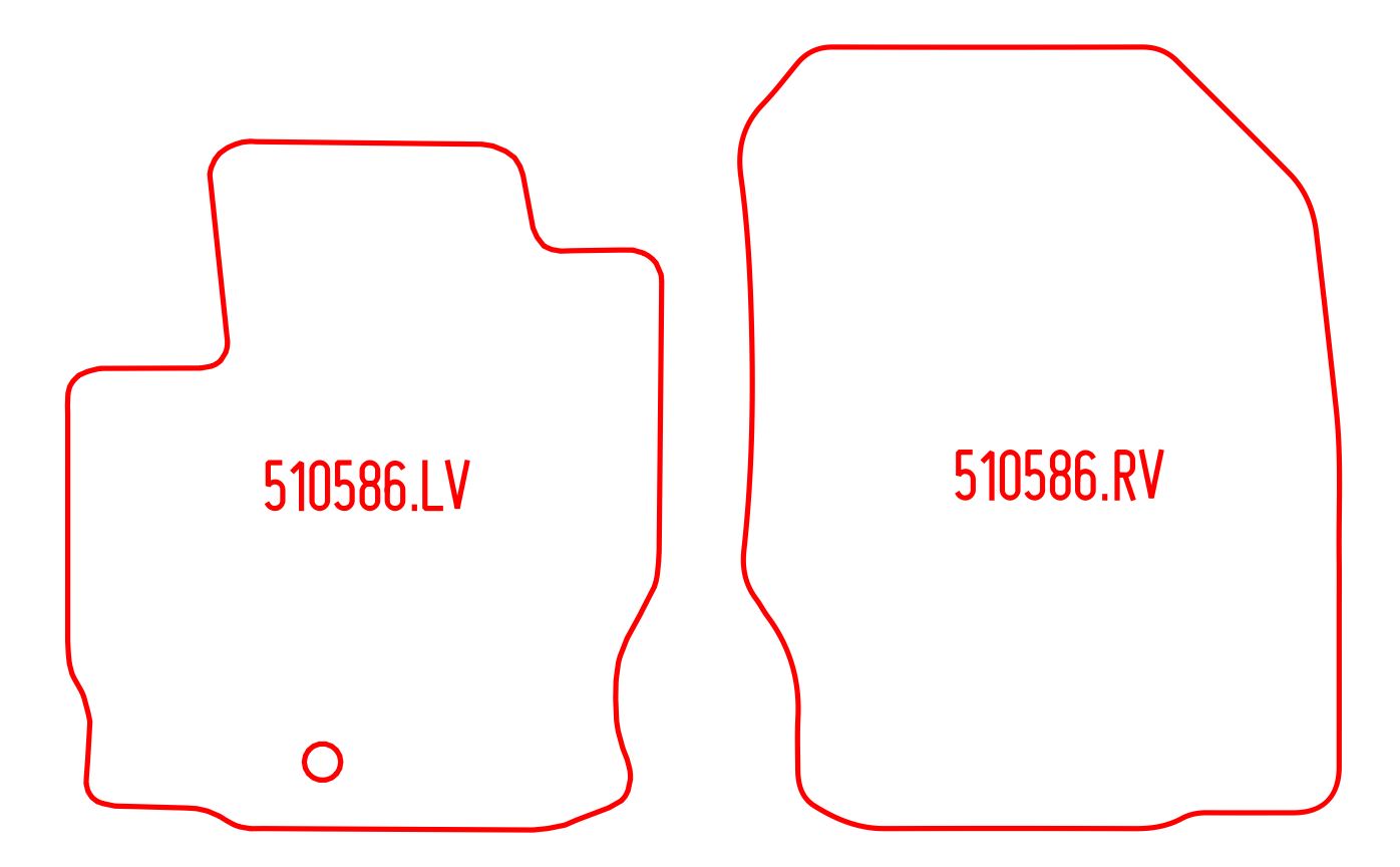 Automatten Mitsubishi Colt CZC (2007-2007)