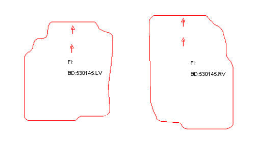 Automatten Nissan Almera Tino (2000-2007)