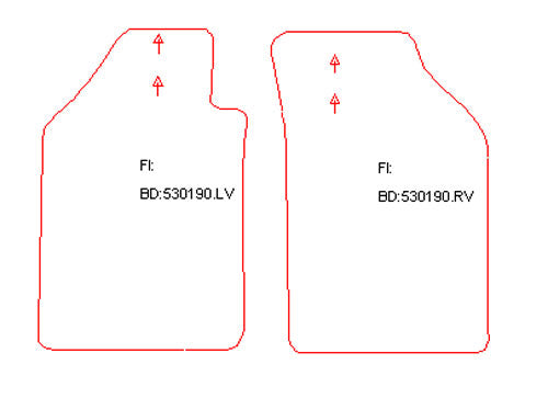 Automatten Nissan Kubistar (2004-2008)