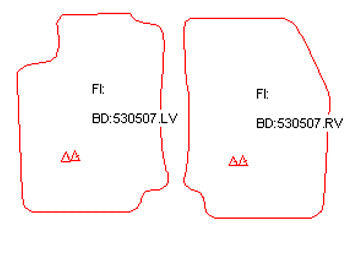Automatten Nissan Primera sedan / Primera P10 hatchback / Primera P10 sedan (1994-1993)