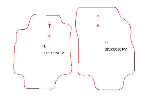 Automatten Nissan Primera P12 hatchback / Primera P12 sedan / Primera P12 stationwagon (2002-2008)