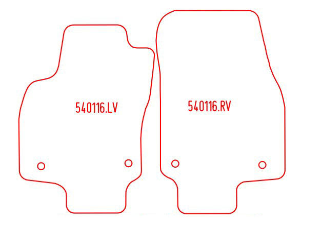 Automatten Opel Astra H 4 deurs sedan / Astra H hatchback / Astra H stationwagon / Astra H (GTC) coupe / Astra H TwinTop cabriolet (2007-2009)