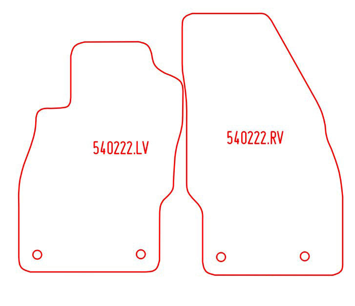 Automatten Opel Corsa D / Corsa E (2015-2014)