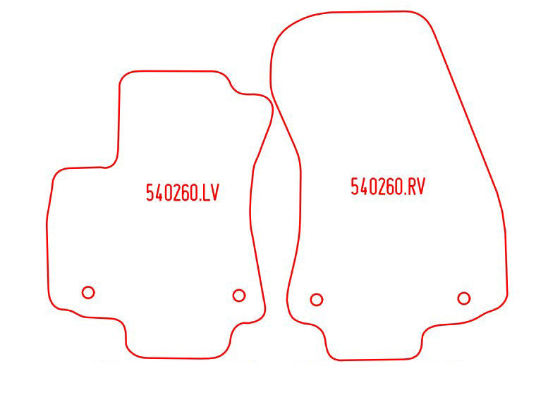 Automatten Opel Zafira A (1999-2005)
