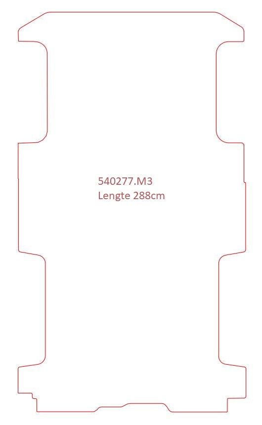 Laadvloermat Nissan NV300 (2017-Heden)