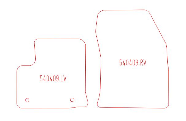 Automatten Opel Mokka-E (electric) (2021-Heden)