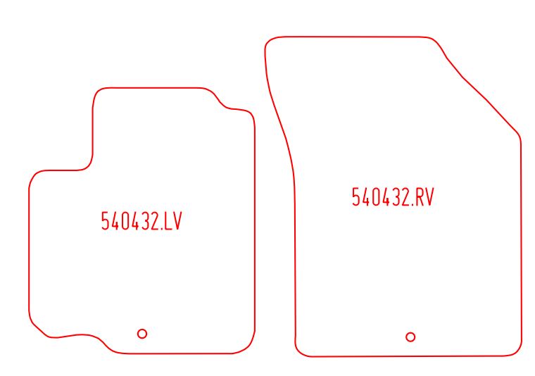 Automatten Opel Agila B (2008-2014)