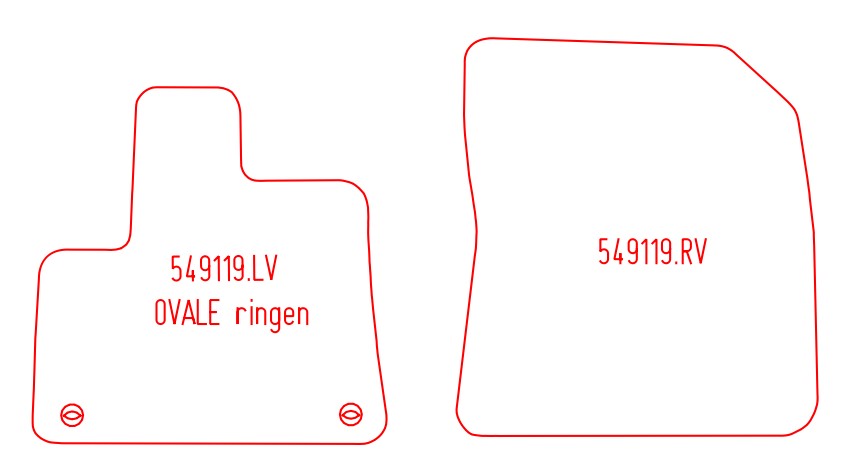 Automatten Citroen Berlingo (ook e-Berlingo) Bestelwagen / Berlingo (personenbus, ook e-Berlingo) mpv (2018-Heden)