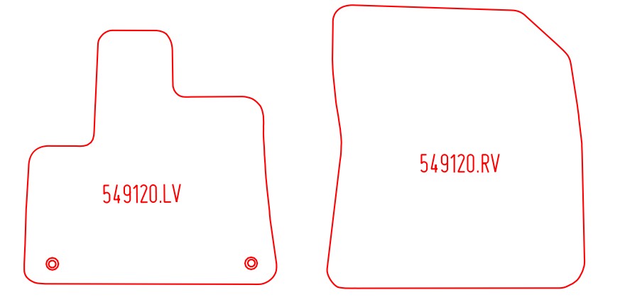 Automatten Citroen Berlingo (ook e-Berlingo) Bestelwagen / Berlingo (personenbus, ook e-Berlingo) mpv (2018-Heden)