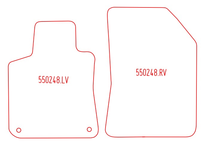 Automatten Peugeot 308 (2013-2021)