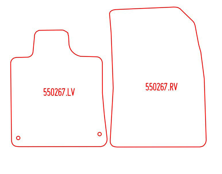 Automatten Peugeot 407 sedan / 407 Coupe coupe / 407 SW stationwagon (2005-2009)