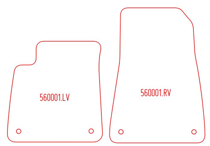 Automatten Polestar Polestar 2 (2020-Heden)