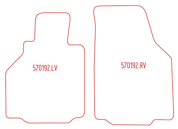 Automatten Porsche 911 (996) cabriolet / 911 (996) coupe / 911 (996) Targa coupe (2001-2001)