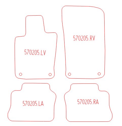 Automatten Porsche Panamera (2009-2017)