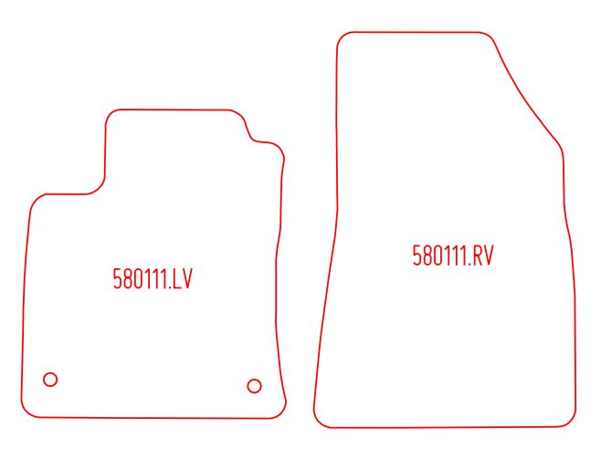 Automatten Renault Clio V (2019-Heden)