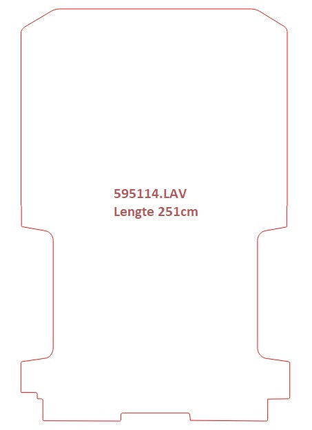 Laadvloermat Nissan NV300 (2017-Heden)