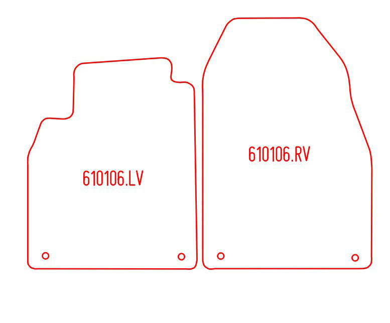 Automatten Saab 9-3 (2007-2007)