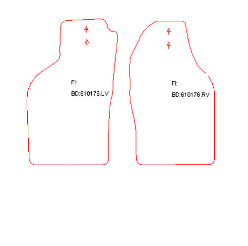 Automatten Saab 900 Cabriolet (1994-1998)