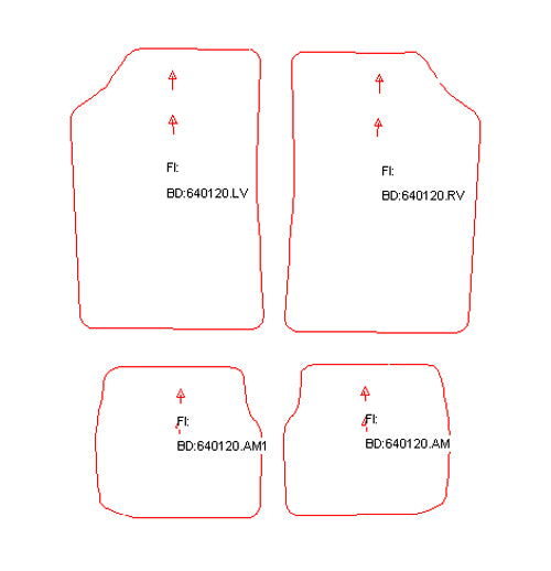 Automatten Skoda Favorit hatchback / Favorit Estate stationwagon (1991-1994)