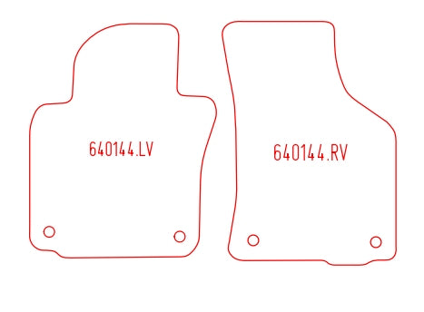 Automatten Skoda Octavia hatchback / Octavia stationwagon (2004-2009)