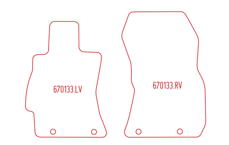 Automatten Subaru Legacy sedan / Legacy stationwagon (2009-2015)