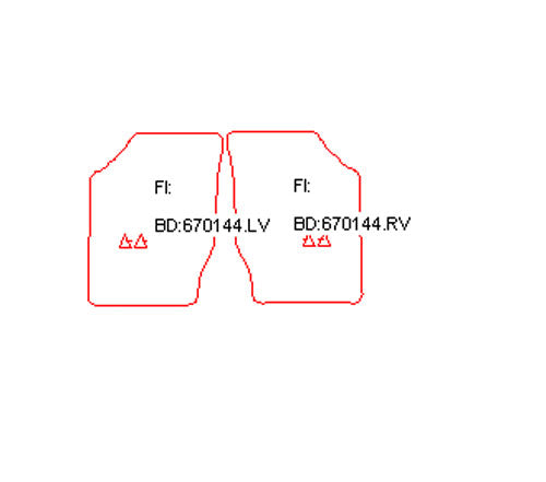 Automatten Subaru Justy (1989-1989)