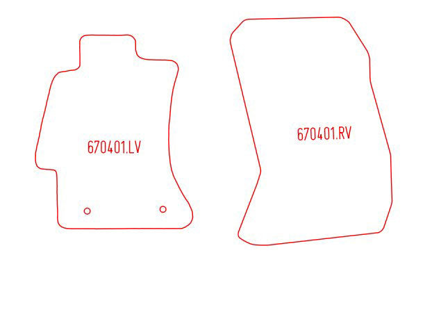 Automatten Subaru XV (2012-2017)