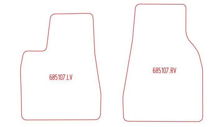 Automatten Tesla Model X (2016-Heden)