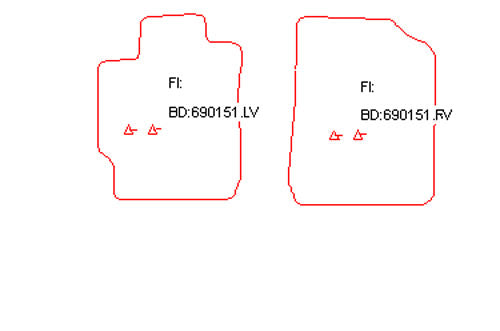 Automatten Toyota Camry (2006-2012)
