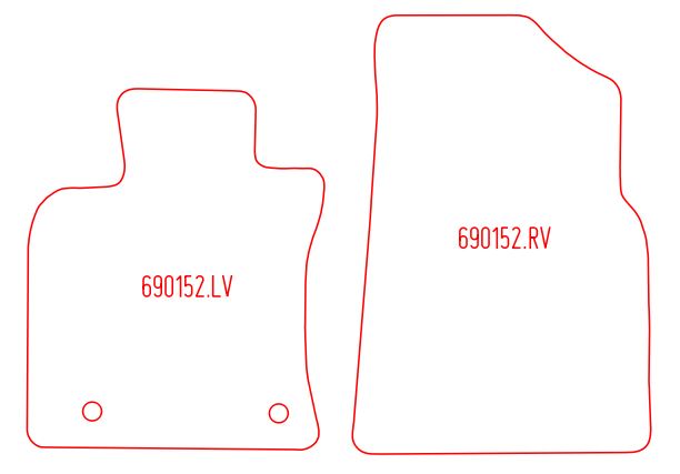 Automatten Toyota Camry (2019-Heden)