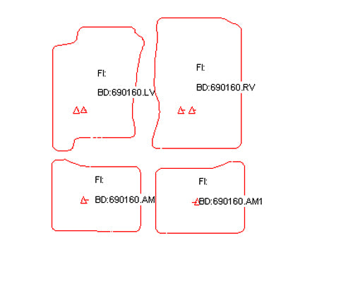 Automatten Toyota Carina E hatchback / Carina E sedan / Carina E Stationwagon stationwagon / Carina Stationwagon stationwagon (1993-1996)
